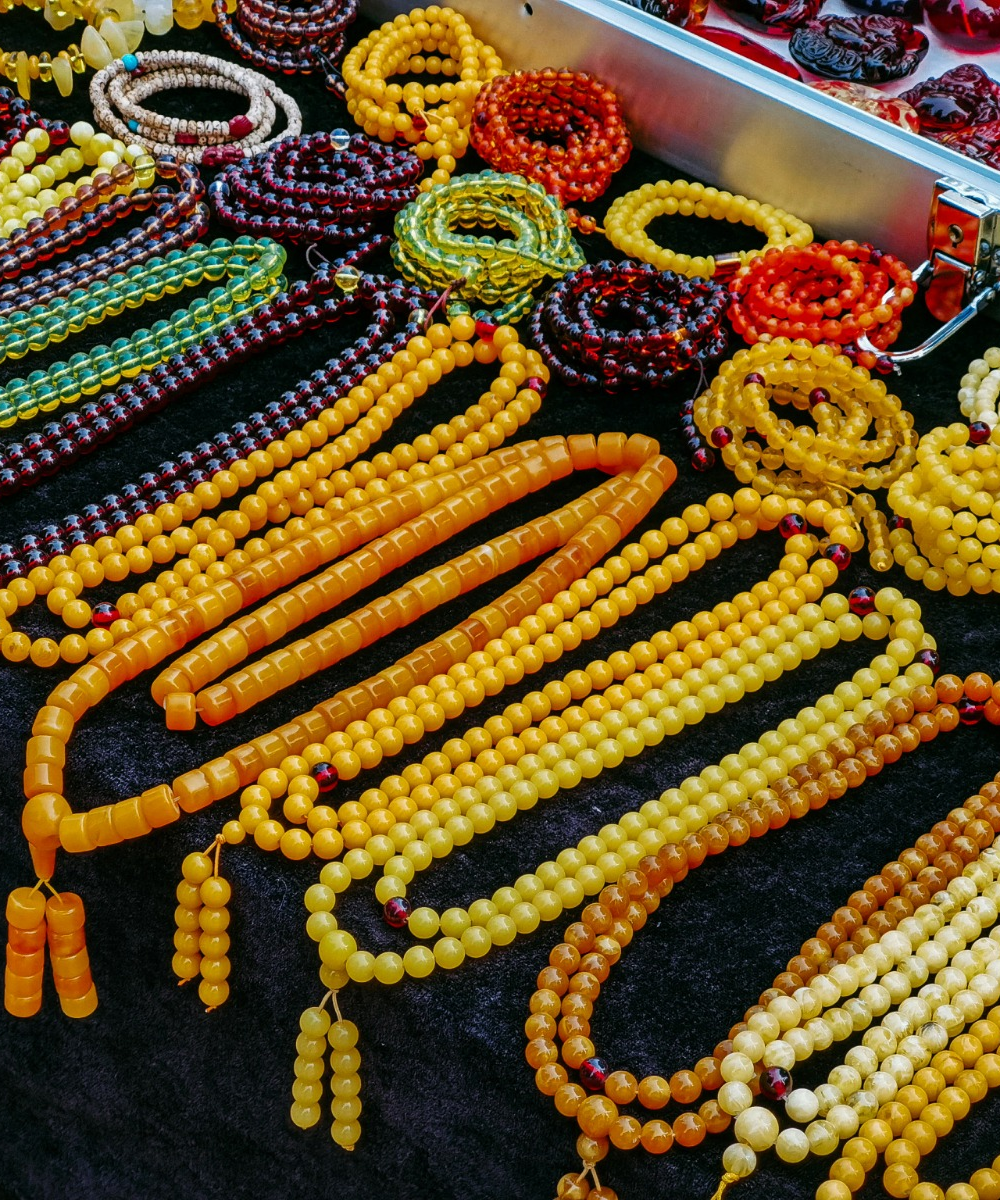 Amber Bead Necklace