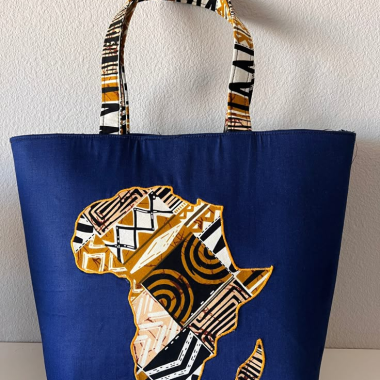 African Map designed Bag