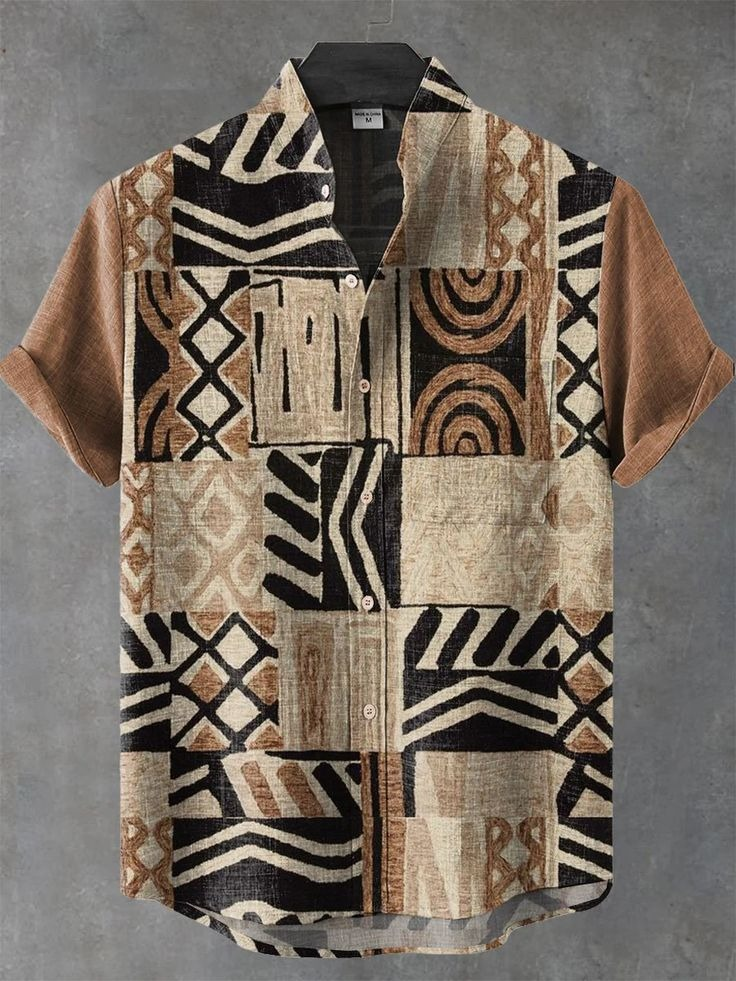 African Motif Casual Shirt