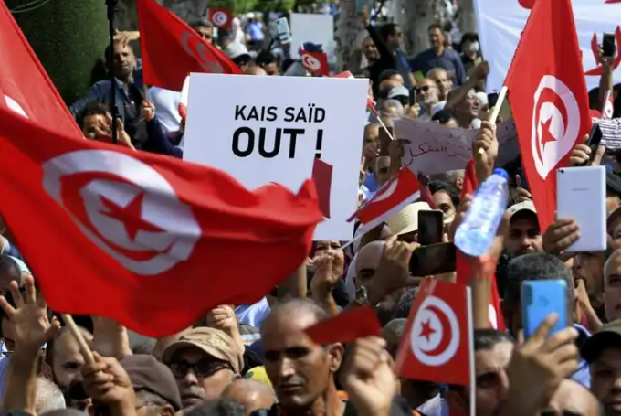 New Protests in Tunisia Demand President Kais Saied’s Removal
