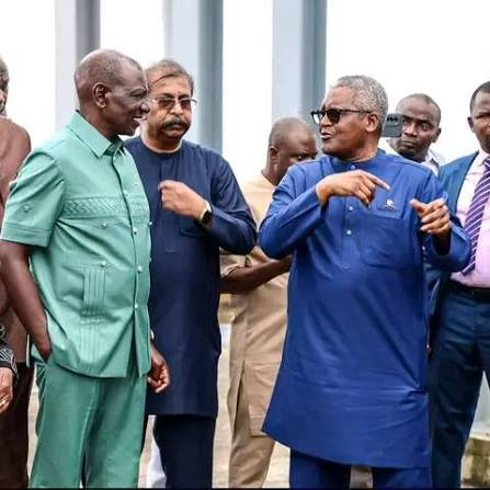 Ruto Hails Dangote Refinery as “Masterpiece” Ahead of Lamu Project